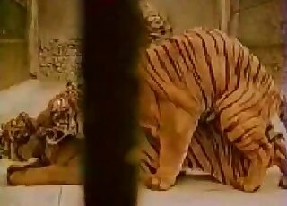 Farm beast using its large penis to tease you