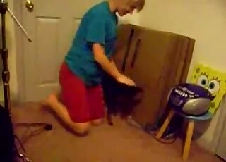 Zoophilic video with lots of passion on display