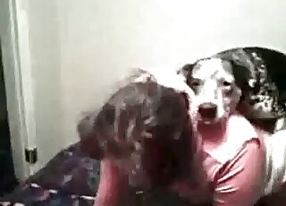 Brown-haired babe is the hottest